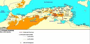 ALGERIE-RUINES ROMAINES DE LAMBESE